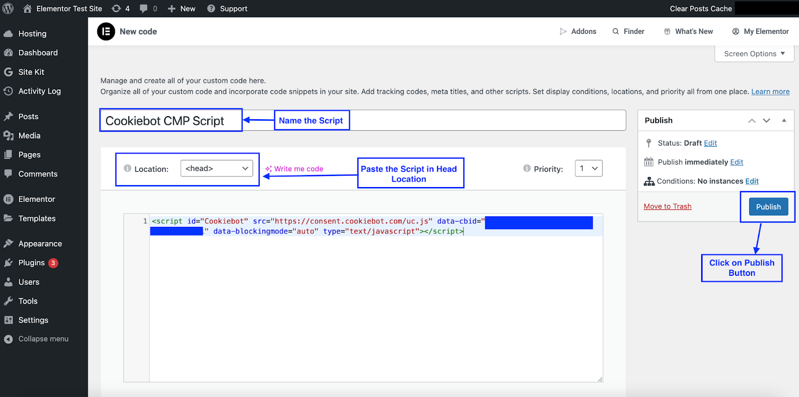 Cookiebot Integration With Elementor – Cookiebot Support