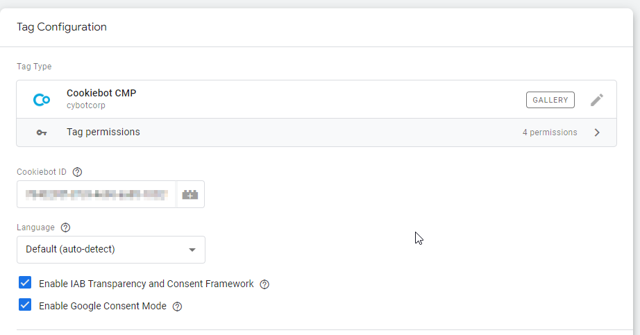 Google Tag Manager implementation