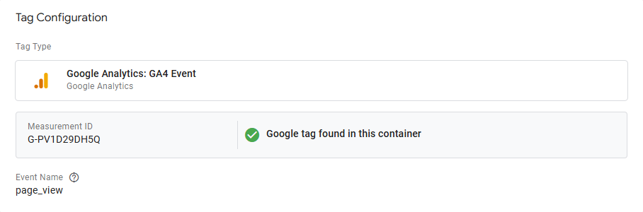 Tag without additional consent settings