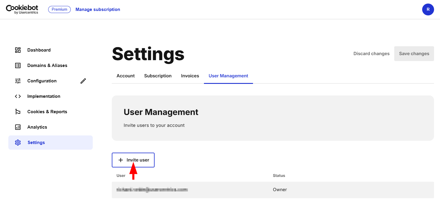 User management